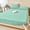 Eucalyptus Sage, variant on King Size Fitted Sheet Set - Denim Blue 3 Piece Bedding Sets 16" Deep Pocket Fitted Sheet with 2 Pillowcases, Rustic Farmhouse Solid Color Brushed Microfiber Hotel Luxury Bed Sheets