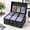 3-Row Capacity, variant on 4-Row Capacity Trading Card Storage Case for Top Loaders, 800+ Capacity Sports Card Holder