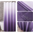 thumbnail image 3 of Ensembles de Rideaux de Douche Ombrés Violet Foncé pour Accessoires de Salle de Bain Tissu Polyester Imperméable Doublure de Rideau de Douche Moderne avec 12 Crochets Violet W72TG84, 3 of 5