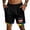 Black, variant on Men's We the People Means Everyone Shorts Pried Rainbow Trim Casual Shorts American Flag Pattern Gym Shorts Lightweight Drawstring Athletic Clothes Wine 3XL