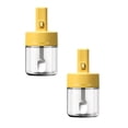 thumbnail image 1 of Oleegame 2PC Spice Dispenser Mini Seasoning Jar Jars With Label Combination Seasoning Box Set Household Retractable Glass Seasoning Jar Salting Shaker Sealed Wet Proof Seasoning Box Glass Jars Wi, 1 of 9