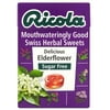 Ricola Elderflower Sugar Free Box 45g - Free Shipping - 4 Boxes (45g x 4) - European Version NOT American Variety - Imported by Sentogo