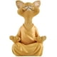 thumbnail image 3 of Figura de gato de Buda caprichosa, coleccionable de yoga de meditación, regalos para amantes de los gatos. Afortunado Sencillez, 3 of 4