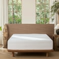 thumbnail image 6 of MooMee 100% Washed Cotton Queen Fitted Sheet Only Linen Like Textured Extra-Deep Pocket Breathable Soft 1-Piece(Bright White, 60"x80"), 6 of 6