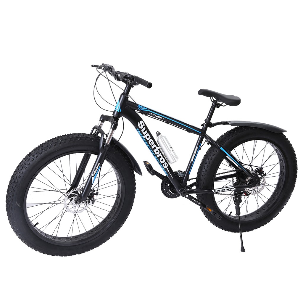 Details about / Medium High-Tensile Frame Fat Tire Mens Mountain Bike