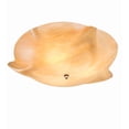 thumbnail image 5 of Meyda Tiffany 194721 Metro Fusion 3 Light 20" Wide Semi-Flush Bowl Ceiling Fixture - White, 5 of 7