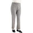 thumbnail image 1 of Pantalones casuales a cuadros Anne Klein para mujer gris 24W, 1 of 1