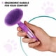 thumbnail image 3 of Cepillo de Cerdas Redondas Morado para Perros y Gatos para Cuidado Suave, 3 of 9
