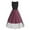 Pink summer dresses, variant on Wycnly Summer Dresses for Women Summer Dresses for Women 2024 Evening Party Mesh Patchwork Pleated Swing Tank Knee-Length Dress Girls Formal Color Block Round Neck Sleeveless Midi Dress