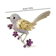 thumbnail image 6 of GROFRY Chinese Style Brooch Pin Sparkling Rhinestones Magpies Bird Shape Lapel Pin Suit Coat Dress Jewelry Gift, 6 of 8