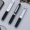 thumbnail image 3 of STONEGO Fashion Wallet Pen - Compact Short Metal Rollerball Pen with Pocket Clip - Ideal Travel Accessory and Gift - Mini Pen for Wallet, Pocket, or On-the-Go Writing, 3 of 7
