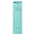 thumbnail image 1 of Botella de Agua de 900 Ml con Pajita y Marcadores de Tiempo Motivacionales Hydrate Libre de BPA Tapa Abatible, 1 of 7