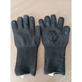 thumbnail image 1 of hamitor 1 par de guantes de horno resistentes al calor hasta 800 ℃, guantes protectores de silicona para barbacoa y parrilla (negros), 1 of 8