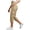 653#Khaki, variant on Cargo Capris for Women Casual Stretch Straight Leg Cargo Pants Loose High Waisted Button Cropped Trouser with Pocket Khaki L