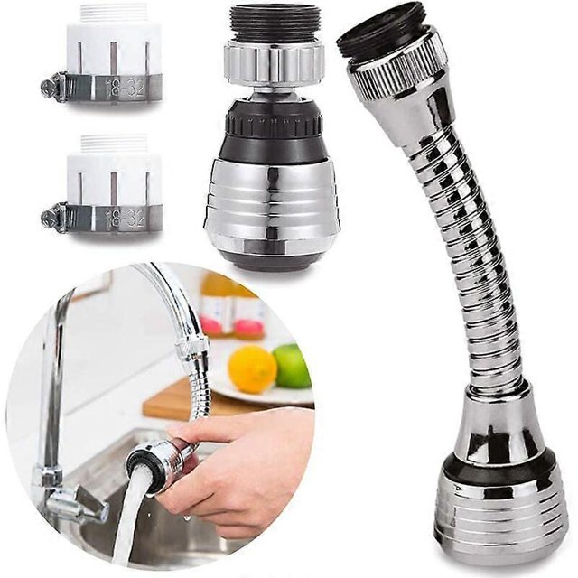 2 Pieces Swivel Faucet, 360 Degree Movable Kitchen Faucet, 2 Modes Adjustable Shower Head Filter Sprayer, Kitchen Aerator, Kitchen Faucet, Kitchen