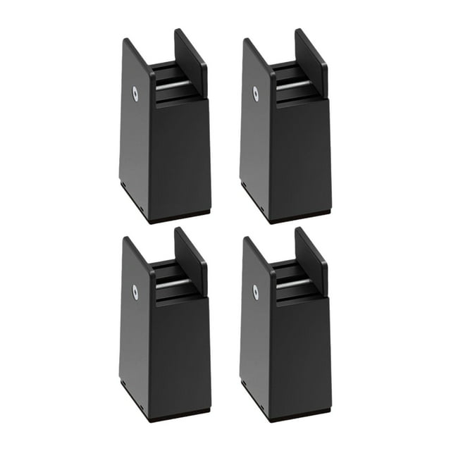 4 piezas de elevadores de patas de cama, protectores de suelo, extensores de altura para sofá de casa Altura 10 cm