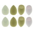 thumbnail image 1 of TISHITA 8x Makeup Sponge Set Blending Foundation Avocado Green, 1 of 6