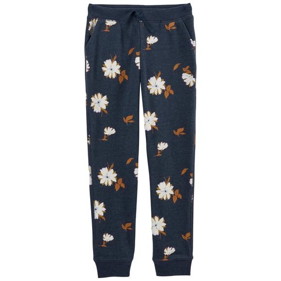OshKosh B'Gosh - Pantalones Deportivos de Forro Polar para niña, Marino, 10