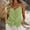 Green, variant on Women's Button Down Cami Tank Tops Sleeveless U-Neck Spaghetti Strap Flowy Summer Blouse Shirts L