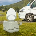 thumbnail image 7 of Dextrus 2.64 Gallon Portable Toilet for RV Travel with Enlarged Bowl, 7 of 7