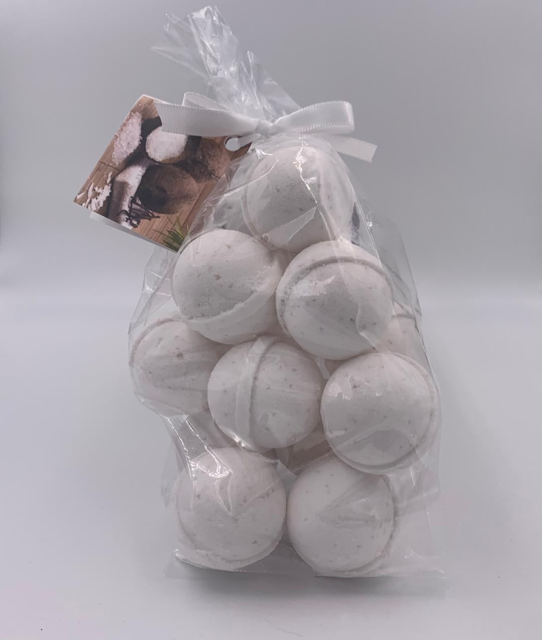 Spa Pure French Vanilla & Amber Bath Bomb Fizzies with Shea Butter, Ultra Moisturizing (14 Count) Pack of 1
