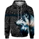 thumbnail image 4 of Sudadera con capucha holgada de otoño para hombre, sudadera con capucha para hombre, ropa Y2K para hombre, jersey con estampado de lobo súper genial, ropa de calle Harajuku, 4 of 4