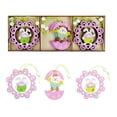thumbnail image 2 of Fiudx Ofertas de la semana 9 adornos colgantes de madera de Pascua, canasta, zanahoria, flor de pollo, adornos colgantes de madera, decoración de árbol de cabaña, 2 of 6