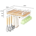 thumbnail image 2 of Étagère Suspendue en Acier Inoxydable pour Rangement de Cuisine avec Grande Capacité de Charge, 2 of 5
