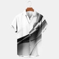 thumbnail image 1 of Blusa y camisa de manga corta con cuello vuelto para hombre, cárdigan ligero de manga corta con botones y cuello vuelto, camisa de manga corta con cuello vuelto, blusa de poliéster para hombre, 1 of 4