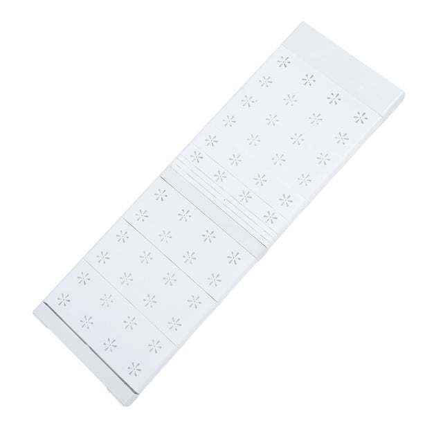 Séparateurs de Garde-Robe Réglables, Étagère de Placard Extensible, Installation Facile, Design Simple, pour Armoires, Salles de Bains, avec Couverture Complète