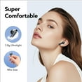 thumbnail image 7 of Bluetooth Headphones True Wireless Earbuds 40H Long Playback, Stereo Deep Bass, LED Display, IPX7, Lightweight in Ear Earphone, Noise Cancelling Headphones with Mic for iPhone Android, Black, 7 of 7