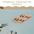 thumbnail image 2 of 4pcs Bed Rail Brackets: Heavy Duty Bed Rail Fasteners Frame Hardware For Secure Connection - Prevents Nighttime Rolling For Safety, 2 of 3