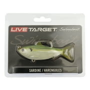 LiveTarget Scaled Sardine SB 1/2oz 3.5'' Silver/Green