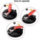 thumbnail image 4 of Suction cup hooks, suction cup set, 4 suction cups, 8 S-shaped hooks, suction cup hook set for home, workshop and camping, suitable for connecting awn, 4 of 5