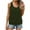 Army Green, variant on Simua Womens Summer Tank Tops Loose Fit Pleated Scoop Neck Shirts Casual Sleeveless Banded Bottom Tops