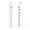 03. Silver-107mm, variant on Silvora Link Chain Drop Earrings for Women 14K Gold Plated Hypoallergenic Paperclip Chain Minimalist Dangle Earrings Jewelry Gifts for Daughter Mom Birthday Mother's Day