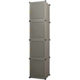 thumbnail image 2 of Caja de almacenamiento de ropa, armario portátil, armario, cubo, caja de almacenamiento para colgar, artículos de almacenamiento de ropa, armario, 2 of 2