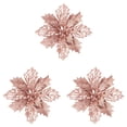 thumbnail image 2 of Christmas Flowers Wreath Decor Christmas Decorations Indoor Christmas Decor Christmas Tree Decorations Poinsettia Flowers Artificial Christmas Floral Artificial Flowers, 2 of 5