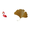 thumbnail image 1 of Estatua De Pájaro, Figura Decorativa, Adorno De Jardín, Flamenco, Escultura De Estaca Con Hojas De Ginkgo De Hierro Forjado, Decoración De Pared, Escultura Abstracta Para La Primavera Y Las, 1 of 8