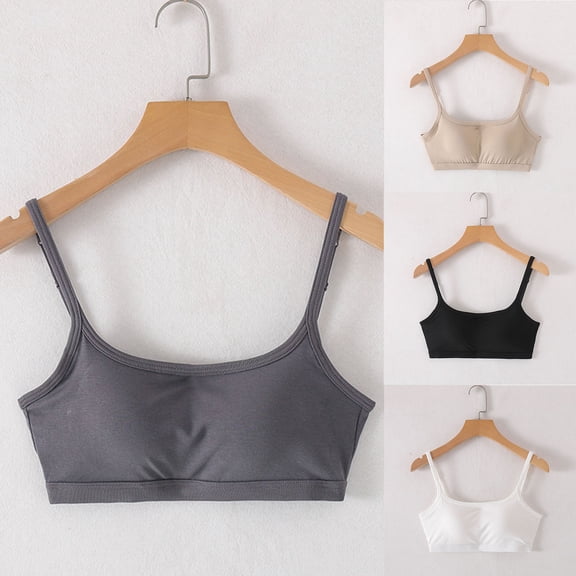 Swuxness Women's Push Up Wireless Bras Solid Color Seamless without Closure Comfortableable Breathable
