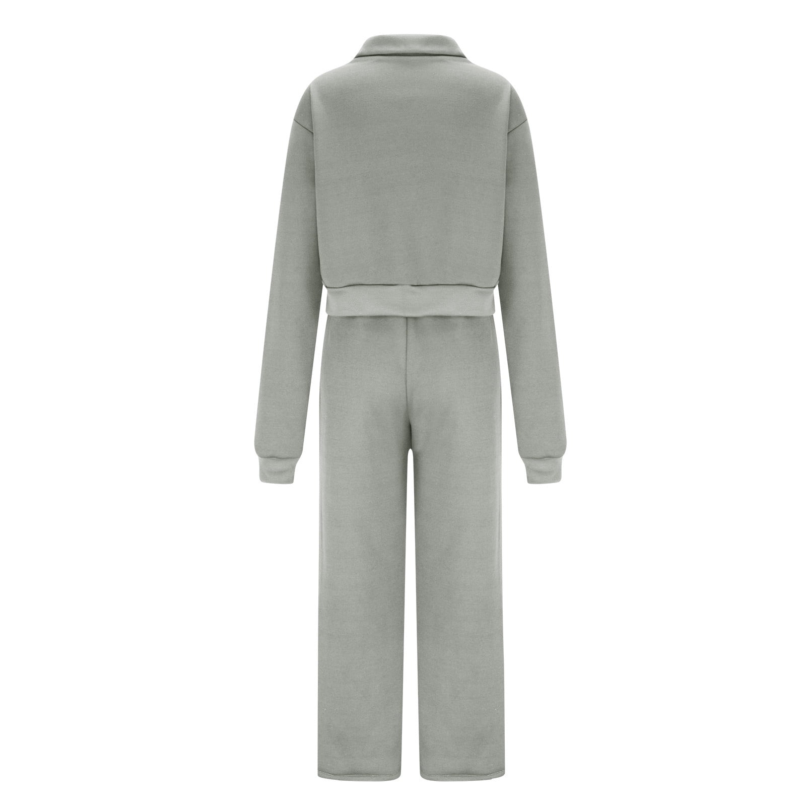 Women's Quarter Zip Pullover Sweatshirt – Lapel Collar, Side Pockets & Slit Hem – Fall & Winter Casual Wear
