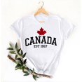 thumbnail image 3 of Pisexur Nouveau T-shirt à Manches Courtes Col Rond Imprimé Décontracté pour Femmes, Hauts pour Sortir, Hauts d'Été pour Femmes Blanc, L, 3 of 4