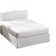 thumbnail image 1 of Rodapie Blanco Liso King Size Microfibra Decoración Concord, 1 of 3