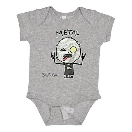 

Inktastic Metal Face Gift Baby Boy or Baby Girl Bodysuit