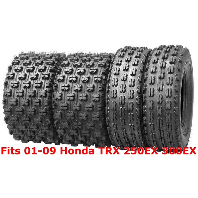 Set Of 4 WANDA Sport ATV Tires – 22x7-10 & 22x11-10, Fit 2004-2009 Kawasaki KVF700 KSV700