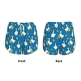 thumbnail image 5 of Lsque Cartoon Goose Printed Women's Running Shorts with Liner Pockets,Elastic Quick Dry Workout Athletic Gym Yoga Shorts,Womens High Waist Shorts-Small, 5 of 9