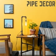 Industrial Pipe Reader Table Lamp by PIPE DECOR
