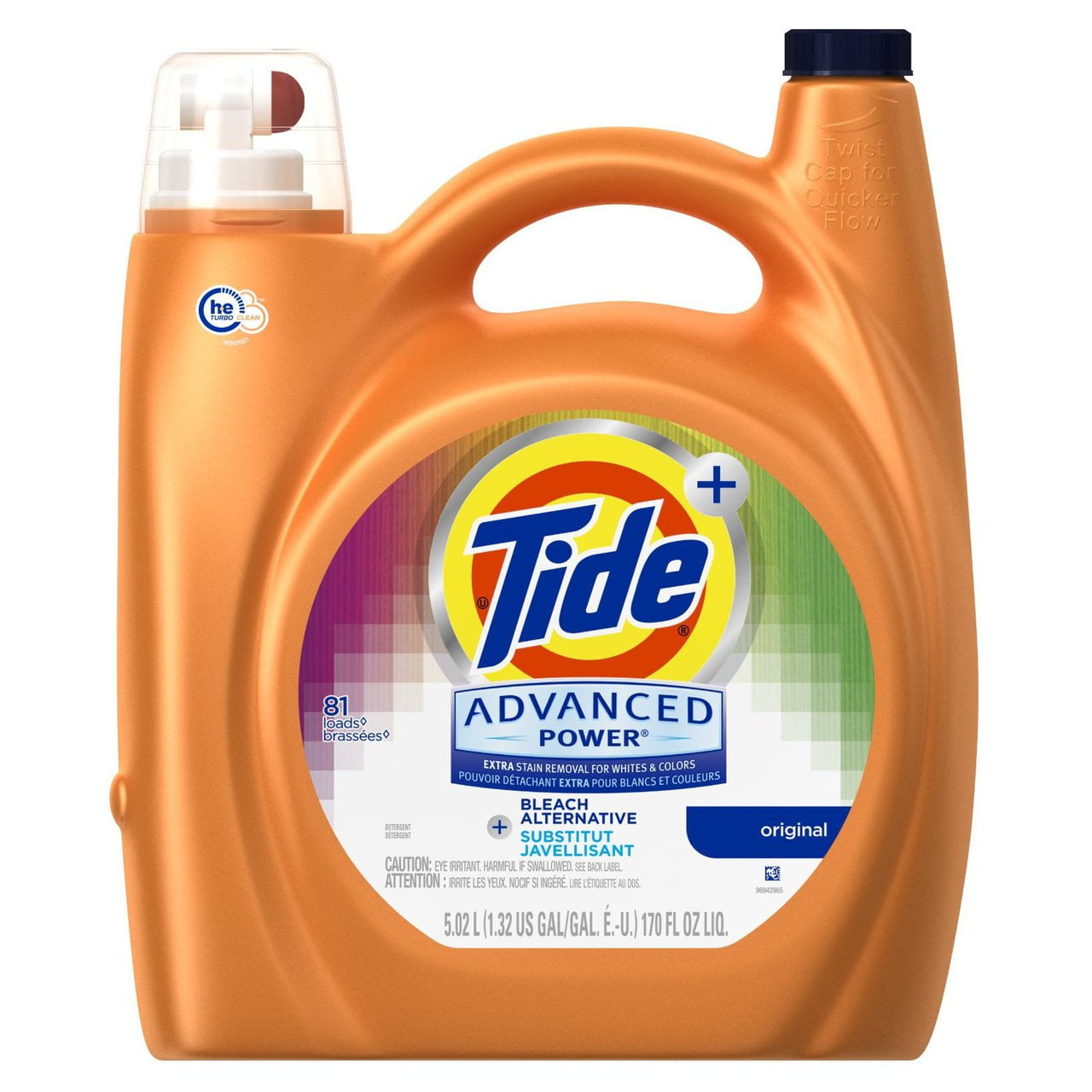 Tide Advanced Power Plus Bleach Alternative Liquid Laundry Detergent