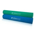 thumbnail image 1 of THERABAND FlexBar, Tennis Elbow Therapy Bar, Relieve Tendonitis Pain And Improve Grip Strength, Resistance Bar For Golfers Elbow And Tendinitis, Medium-Heavy, 2- Pack, GREEN / BLUE, 1 of 4