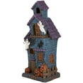 thumbnail image 5 of Northlight LED Lighted Haunted House with Ghosts Halloween Decoration - 22.75", 5 of 8